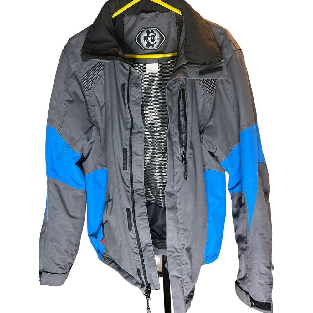 Boulder Gear Insulation Climate Control Jacket Men’s Gray N Blue Sz M
